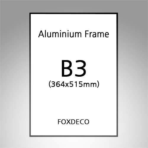 바비틀라스 무광 알루미늄 액자(320x460mm외)실버3,검정7개/총10개