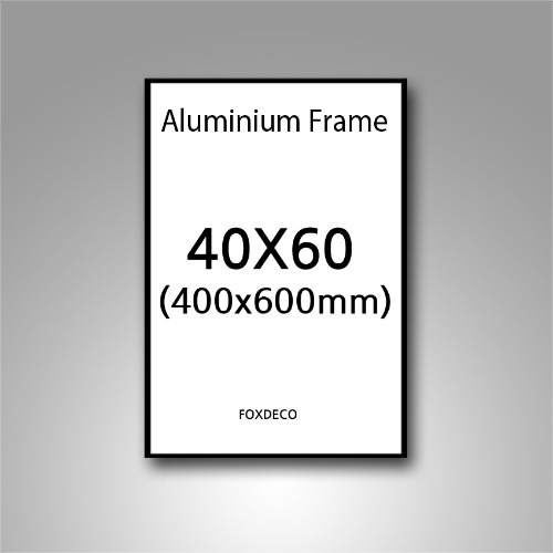 프리즘 신문기사 무광 알루미늄 액자(390mmx545mm/블랙(1),흰색(1))배접/고리  총 2개