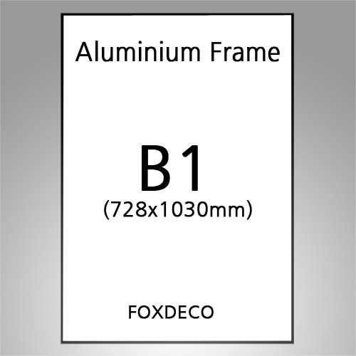 B1 무광알루미늄액자 , 가벼운액자 ( 9종컬러)