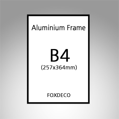 B4 알루미늄액자프레임, 액자제작 (8종컬러)